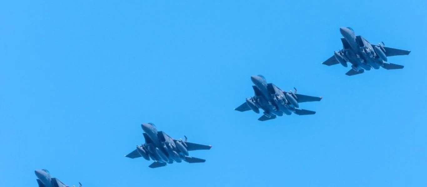 F-15 της USAF μαζί με F-4 της ΠΑ μαζί για την Poseidon Rage (βίντεο)